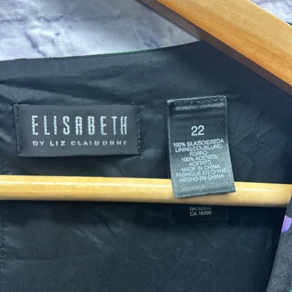 Elisabeth By Liz Claiborne Floral Dress Plus Size 22 - Picture 2 of 3